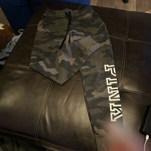 PINK Victoria's Secret Camouflage Joggers